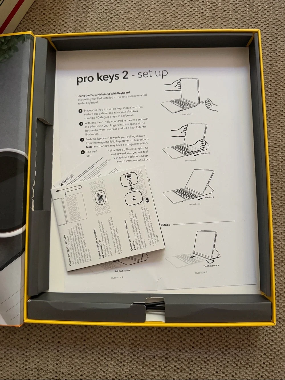 ZAGG Pro Keys 2 Detachable Keyboard Case for iPad Pro 13-inch - Black